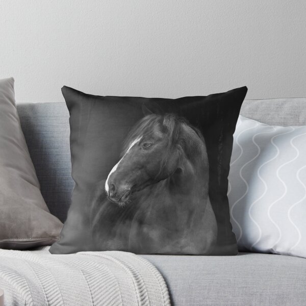 Item preview, Black and white horse  designed and sold by mark ashkenazi.