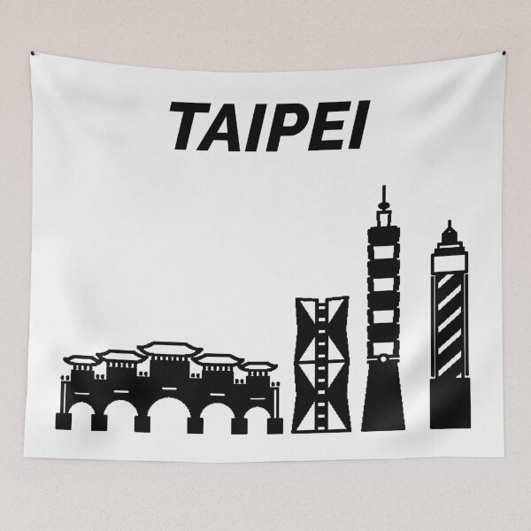 Item preview, Taipei Skyline, Taiwan designed and sold by marosharaf.