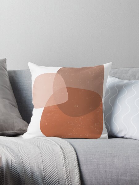 Item preview, Terracotta Abstract 54 - Modern, Contemporary Art - Abstract Organic Shapes - Brown, Burnt Sienna designed and sold by Studio Grafiikka.