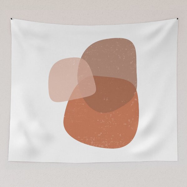 Item preview, Terracotta Abstract 54 - Modern, Contemporary Art - Abstract Organic Shapes - Brown, Burnt Sienna designed and sold by Studio Grafiikka.