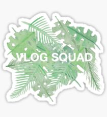 leafy vs-white Sticker