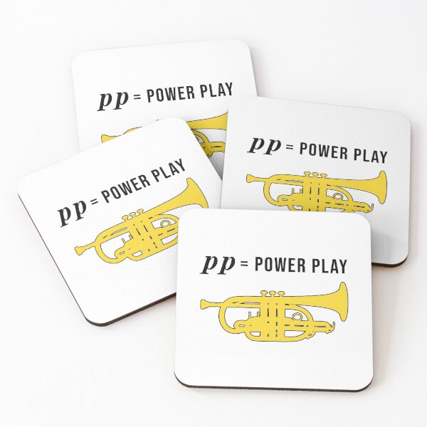 Item preview, Cornet - pp = power play - Funny trumpet gift / Funny cornet gift designed and sold by HEJAshirts.