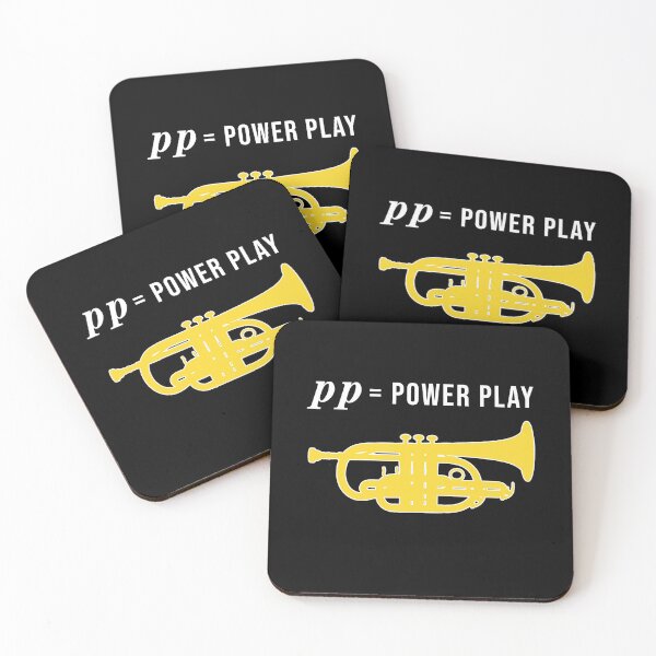 Item preview, Cornet - pp = power play - Funny trumpet gift / Funny cornet gift designed and sold by HEJAshirts.