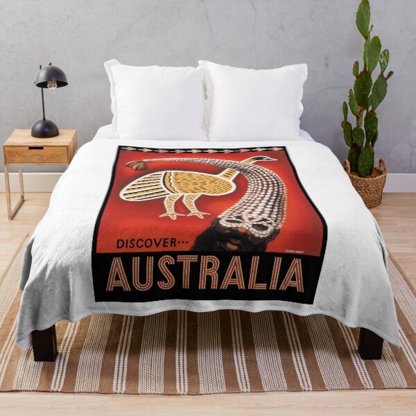 Item preview, 1953 Discover Australia Travel Poster designed and sold by retrographics.