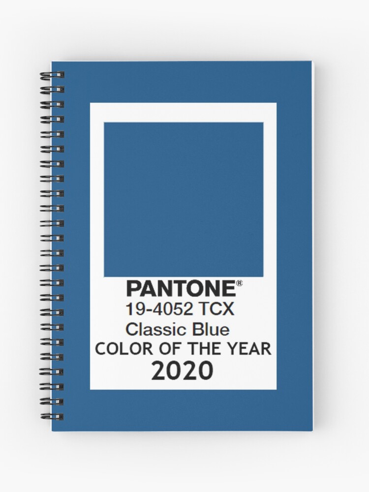 Pastel blue pantone color swatch | Spiral Notebook