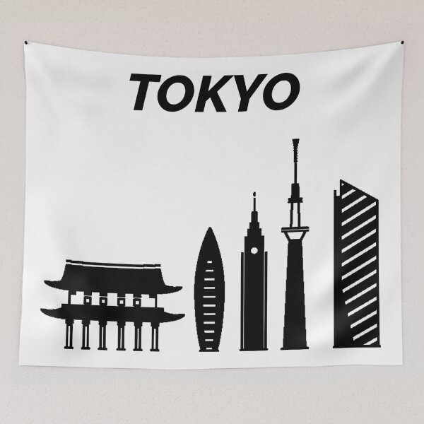Artikelvorschau, Tokyo-Skyline, Japan entworfen und verkauft von marosharaf.