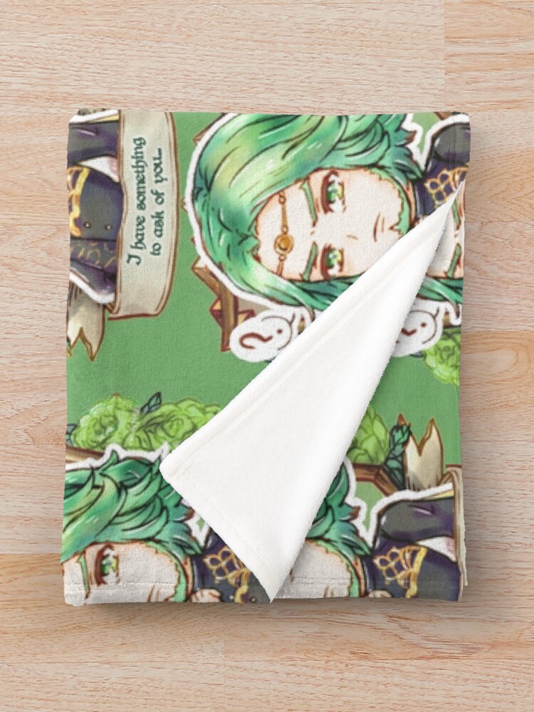 Alternate view of Seteth from the Church of Seiros! Throw Blanket