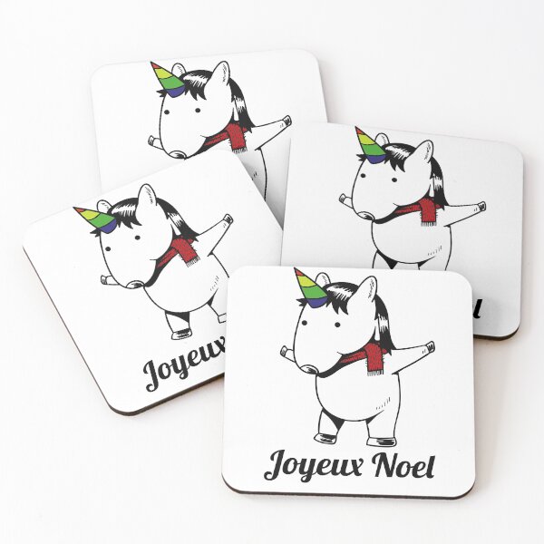 Artikelvorschau, Einhorn Joyeux Noel entworfen und verkauft von atevern.