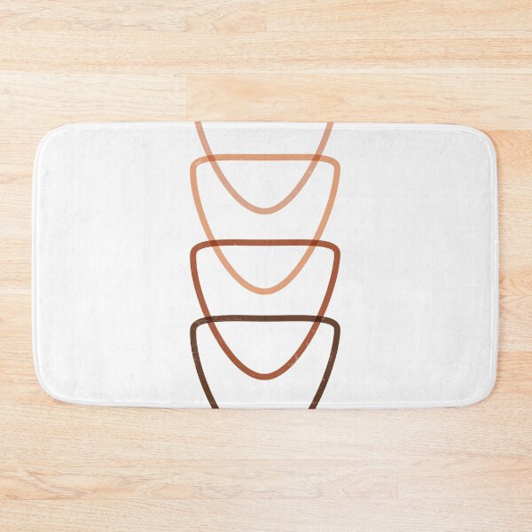 Item preview, Terracotta Abstract 57 - Modern, Contemporary Art - Abstract Organic Shapes - Contour Lines - Brown 1 designed and sold by Studio Grafiikka.