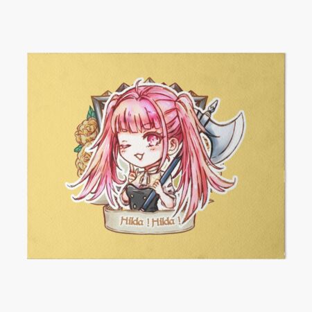 Hilda of the Golden Deers! Art Board Print