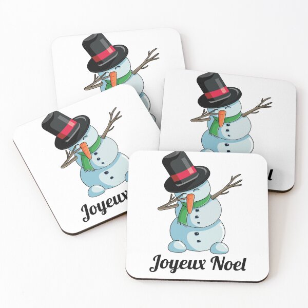 Item preview, snowman dab joyeux noel designed and sold by atevern.