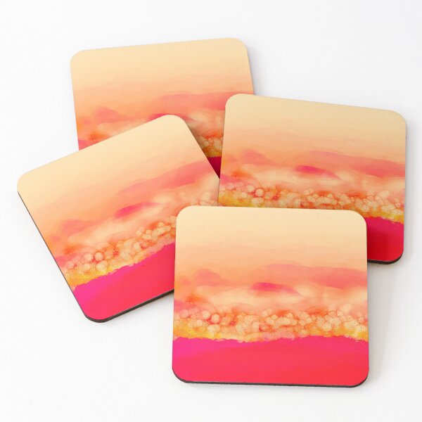 Item preview, Sparkling Sunset Abstract Painting designed and sold by Amanda-Lakey.