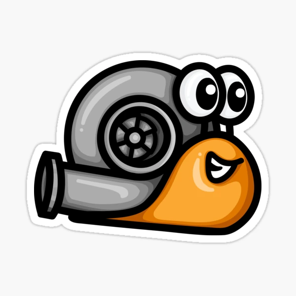 Turbo store snail sticker