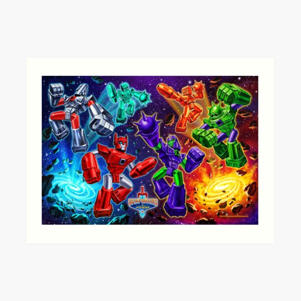 Weaponeers of Monkaa Epic Battle Art Print