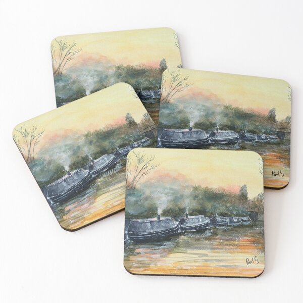 Item preview, Winters Evening On The Coventry Canal - England designed and sold by Paul Gilbert.