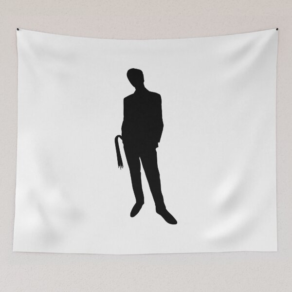 Item preview, BDSM Minimalist Black Male Silhouette with Flogger  designed and sold by JessicaAmber.