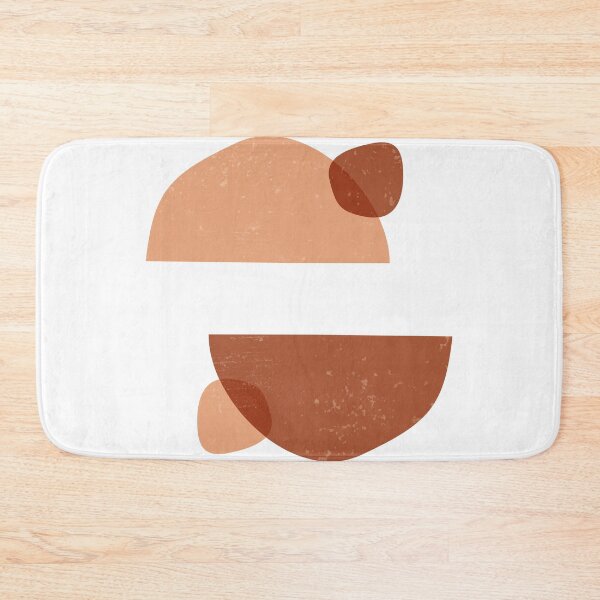 Item preview, Terracotta Abstract 61 - Modern, Contemporary Art - Abstract Organic Shapes - Zen Pebbles - Brown designed and sold by Studio Grafiikka.