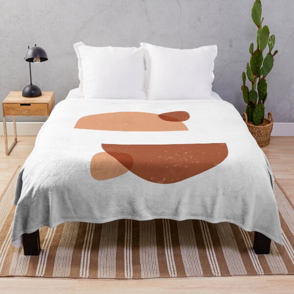 Item preview, Terracotta Abstract 61 - Modern, Contemporary Art - Abstract Organic Shapes - Zen Pebbles - Brown designed and sold by Studio Grafiikka.