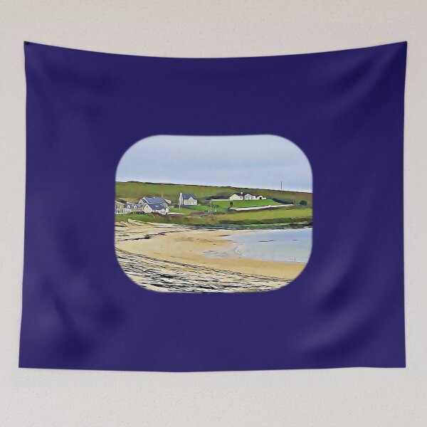 Item preview, A Donegal beach ringed by cottages designed and sold by DAscroft.