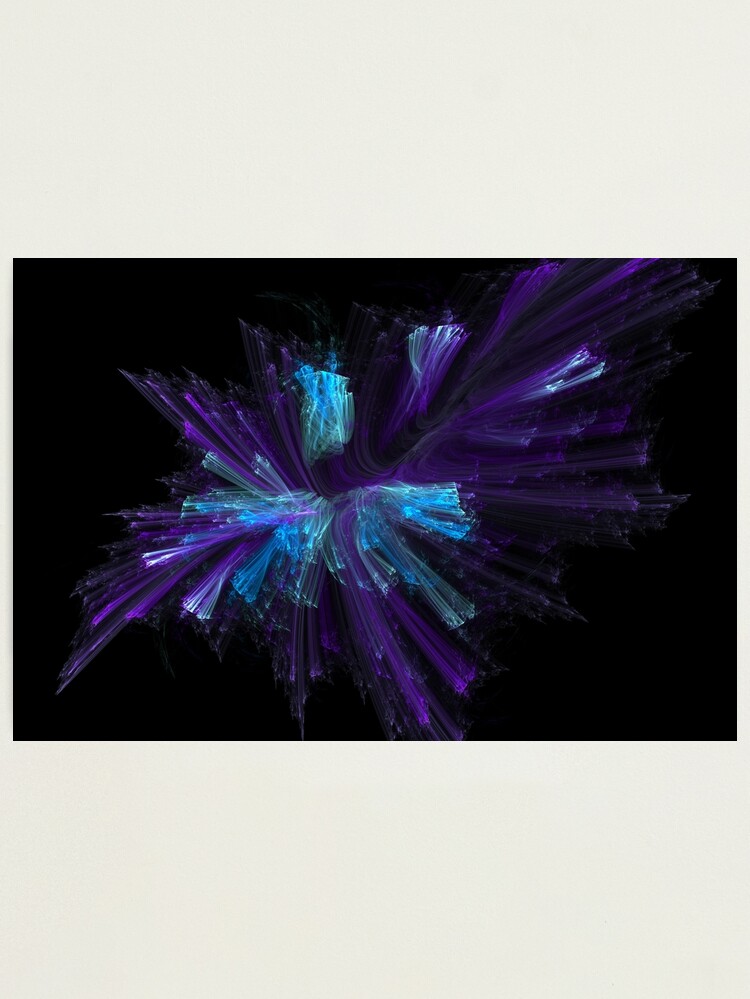 Alternate view of Blue Fiber Blues Photographic Print