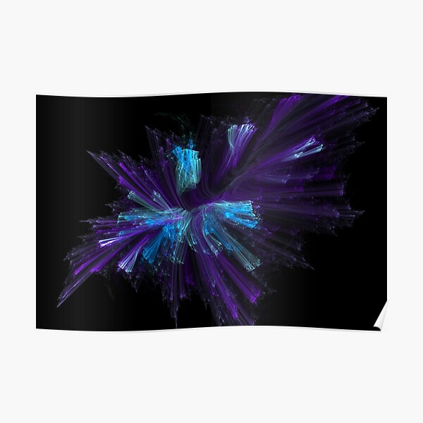 Blue Fiber Blues Poster