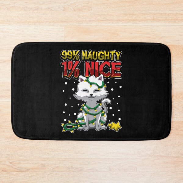Item preview, 99 Percent Naughty 1 Percent Nice - Cute Cat designed and sold by anziehend.