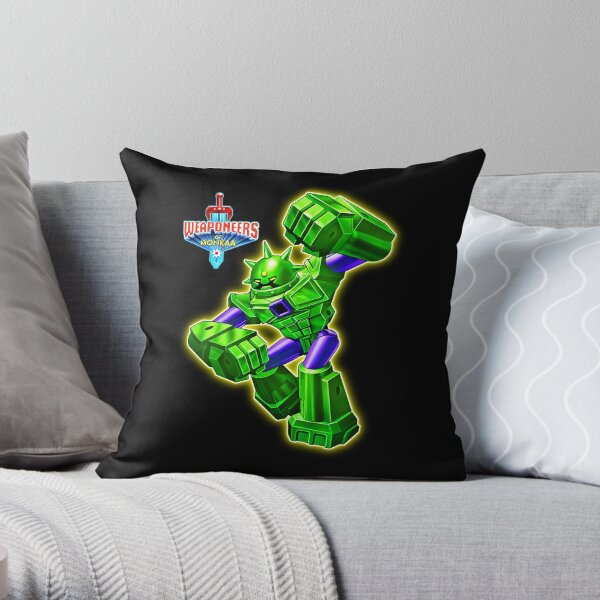Weaponeers of Monkaa Brutok Throw Pillow