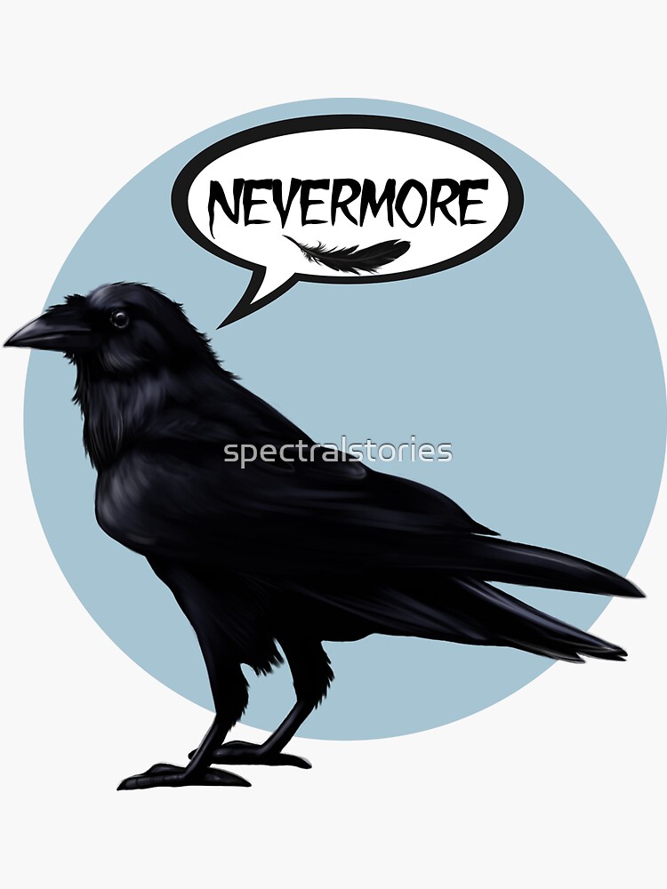 Nevermore raven by spectralstories