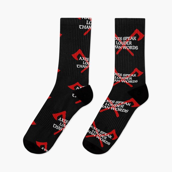 Item preview, Axes Speak Louder Than Words designed and sold by LordNeckbeard.