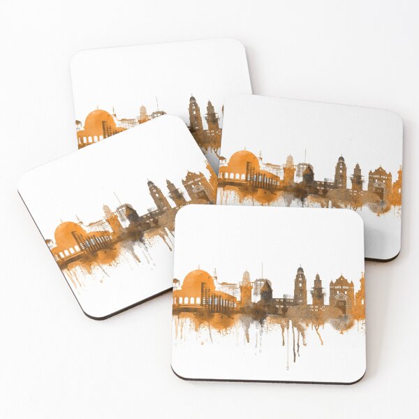 Item preview, Jerusalem Israel Warm Skyline designed and sold by DimDom.