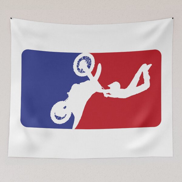 Item preview, Motocross Sport Logo Red / Blue designed and sold by ArtcoreAD.