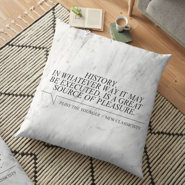 New Classicists Pillow - Pliny #1 Floor Pillow