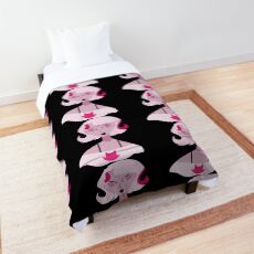 science loving wizard hacker girlie Comforter