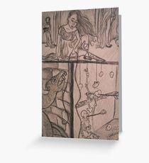 Ariadne's spool Greeting Card