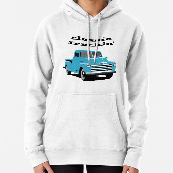 Classic Car Buff Pullover Hoodie I am Not Old I am A Classic 1951 Chevy Pickup Truck