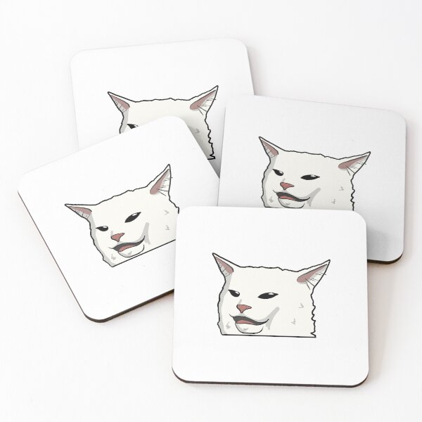 Item preview, Woman yelling at cat Meme Face Sticker designed and sold by cdmike.