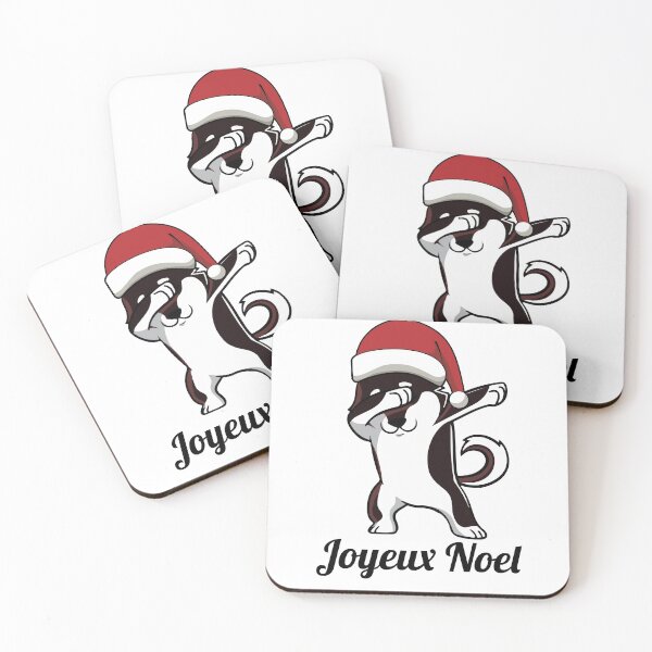 Item preview, dog dab joyeux noel designed and sold by atevern.