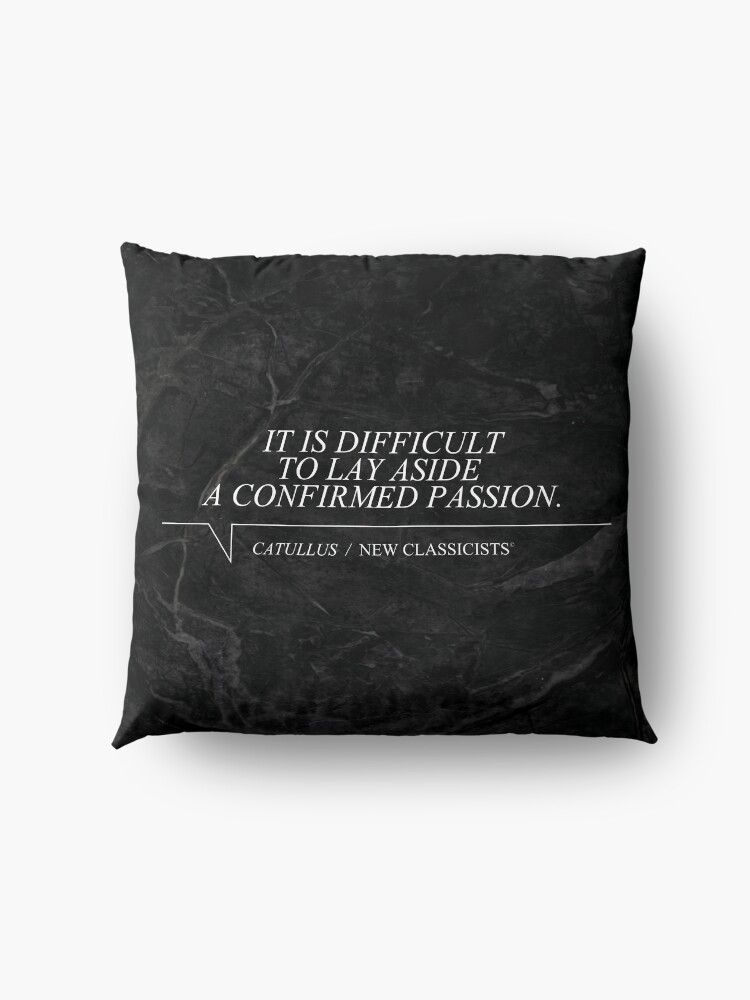 Alternate view of New Classicists Pillow - Catullus #1 Floor Pillow