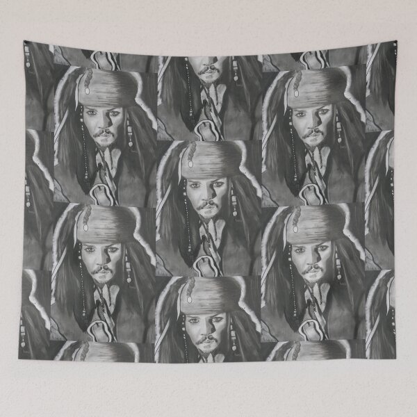 Item preview, Jack Sparrow, Retrato designed and sold by michaela1992.