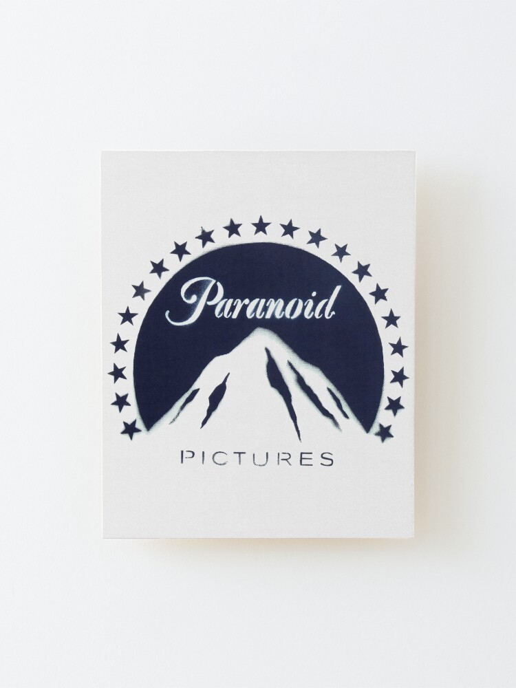 Alternate view of Banksy Paranoid Pictures Mounted Print