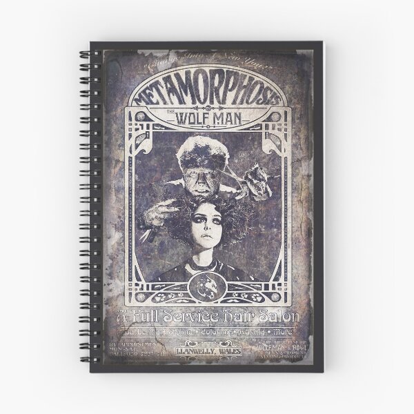Item preview, Metamorphosis by The Wolf Man: A Full Service Hair Salon (Old Metal Sign) designed and sold by torg.