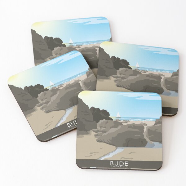 Item preview, Bude Cornwall UK illustration designed and sold by Gerald Waters.