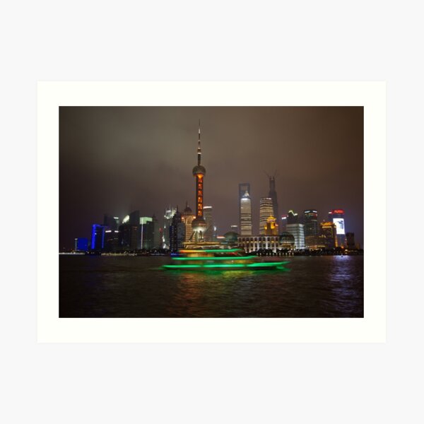 Green Boat Art Print
