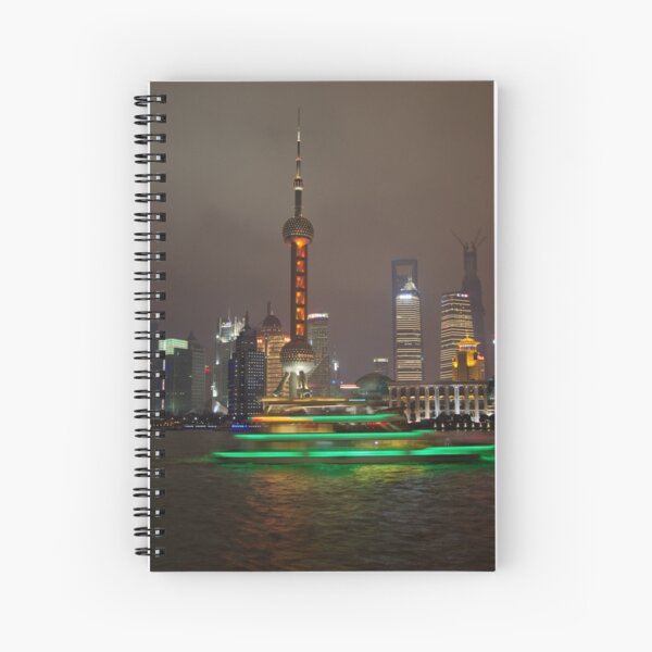 Green Boat Spiral Notebook