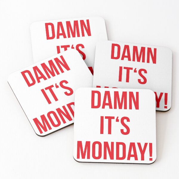 Item preview, DAMN IT'S MONDAY designed and sold by ArtcoreAD.