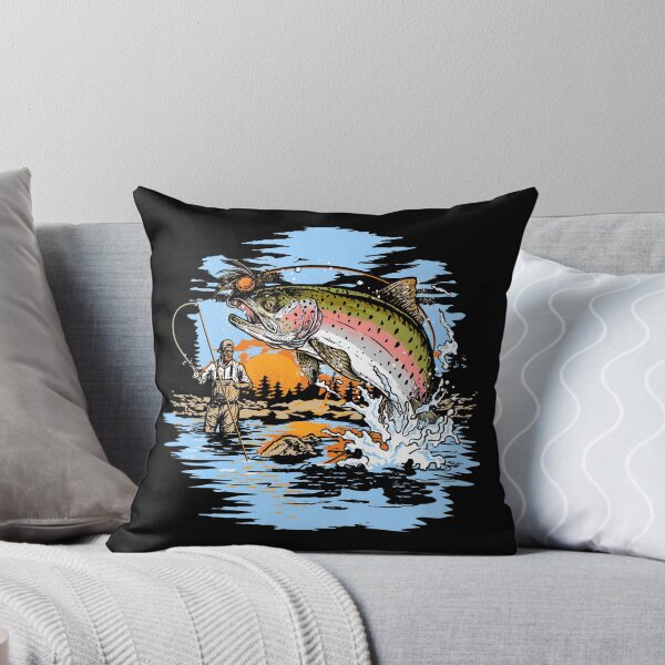 Item preview, Rainbow Trout Fly Fishing print designed and sold by jakehughes2015.