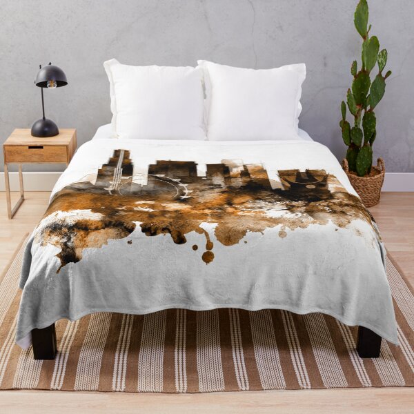 Item preview, London United Kingdom City Warm Skyline designed and sold by DimDom.