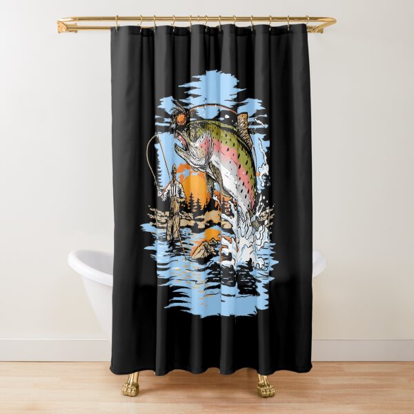 Trout Fishing Shower Curtains Redbubble