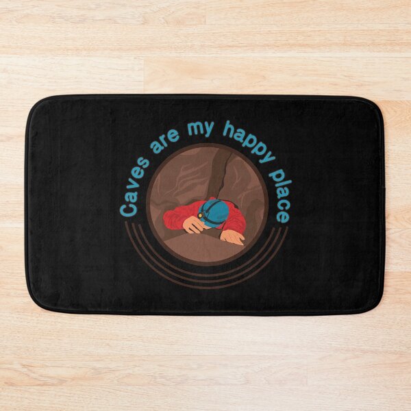 Item preview, Caves Are My Happy Place Funny Caver Spelunking graphic designed and sold by jakehughes2015.