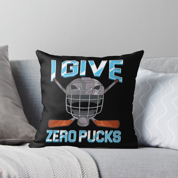 Item preview, I Give Zero Pucks Pun Sarcastic Hockey Player Joke designed and sold by perfectpresents.